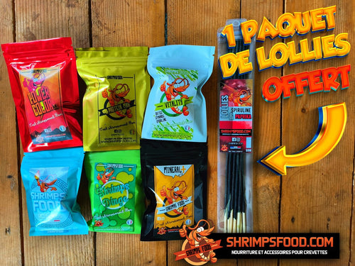 lollies pour crevettes aquarium shrimpsfood nourriture pour crevettes pellets pour crevettes